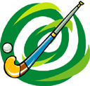field hockey stick and ball 